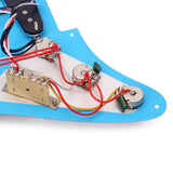 Maxbell Mirror Surface Prewired 3 Single Coil Pickguard SSS for Fender Guitar Gold