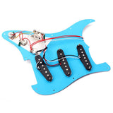 Maxbell Mirror Surface Prewired 3 Single Coil Pickguard SSS for Fender Guitar Gold