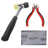 Max Guitar Accessory Luthiers Tool Fret Hammer Puller Cutter String Action Ruler