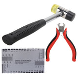Max Guitar Accessory Luthiers Tool Fret Hammer Puller Cutter String Action Ruler