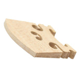 Maxbell Durable Maple 3/4  Size Violin Bridge Musical Instrument Accessory for Violinst 1.83 inch