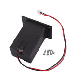 Maxbell Black 9V Battery Box Case Cover Holder For Guitar Bass Pickup Replacement Accessory