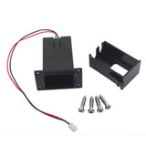 Maxbell Black 9V Battery Box Case Cover Holder For Guitar Bass Pickup Replacement Accessory