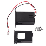 Maxbell Black 9V Battery Box Case Cover Holder For Guitar Bass Pickup Replacement Accessory
