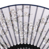 Folding Fan Bamboo Flower Handheld Fan Wedding Gift Party Home Office Decor type12