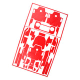 Maxbell Drone Body Remote Control Arm Stickers Skin Decals for DJI MAVIC Pro Red
