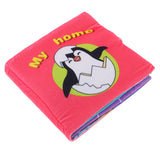 Maxbell Cute 3D Cloth Book Baby Night Educational Toys Penguin Animal Pattern Gift with Bag