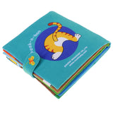 Maxbell Cute 3D Cloth Book Baby Night Educational Toys Little Tiger Animal Pattern Gift with Bag