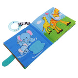 Maxbell Cute 3D Cloth Book Baby Night Educational Toys Little Tiger Animal Pattern Gift with Bag