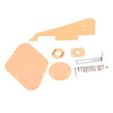 Maxbell Beige Guitar Scratch Plate Guard Cavity Switch Covers Selector Plate Bracket Screws Set for Les Paul Guitar Parts