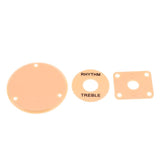 Maxbell Beige Guitar Scratch Plate Guard Cavity Switch Covers Selector Plate Bracket Screws Set for Les Paul Guitar Parts