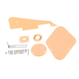 Maxbell Beige Guitar Scratch Plate Guard Cavity Switch Covers Selector Plate Bracket Screws Set for Les Paul Guitar Parts