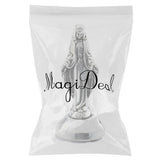 Max Madonna christ Statue Figurine for car home chapel Decor Silver