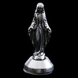 Max Madonna christ Statue Figurine for car home chapel Decor Silver