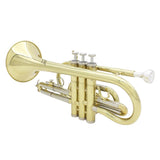 Max LADE Professional Bb Flat Cornet Brass Instrument with Carrying Case Gloves