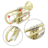 Max LADE Professional Bb Flat Cornet Brass Instrument with Carrying Case Gloves