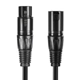 Max 2M/6.5ft DMX Stage Light Cable 3-Pin Signal XLR Male to 5-Pin Female Wire
