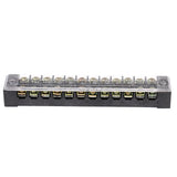 Maxbell 5 Pieces 600V 15A Dual Rows 12 Positions Screw Wire Terminal Strip Barrier Block TB1512L