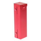 Max Aluminum Alloy Round Corner Metal Dice with Dots for D&D RPG MTG Red