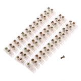 Maxbell 3 Pieces 3A 12 Position Screw Terminal Electric Barrier Strip Block