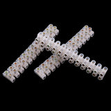 Maxbell 3 Pieces 3A 12 Position Screw Terminal Electric Barrier Strip Block