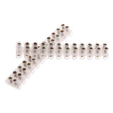 Maxbell 3 Pieces 3A 12 Position Screw Terminal Electric Barrier Strip Block
