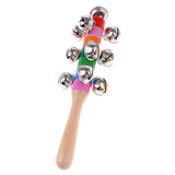 Maxbell 7Pcs Orff World Educational Wooden Musical Instrument Percussion Drums Bell Children's Toys Gift