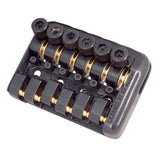 Max 1 Set Fixed Guitar Bridge Tailpiece Nut Set for Musical Instrument Black