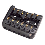 Max 1 Set Fixed Guitar Bridge Tailpiece Nut Set for Musical Instrument Black