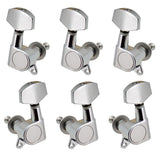 Max Full Closed Tuning Pegs Tuners Square Machine Heads for Electric Guitar