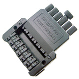 Max 1 Set 6 String Saddle Headless Guitar Bridge Tailpiece for Electric Guitar