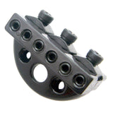 Max 1 Set 6 String Saddle Headless Guitar Bridge Tailpiece for Electric Guitar