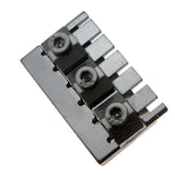 Max 1 Set 6 String Saddle Headless Guitar Bridge Tailpiece for Electric Guitar