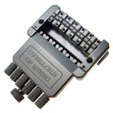 Max 1 Set 6 String Saddle Headless Guitar Bridge Tailpiece for Electric Guitar