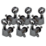 Max Guitar Tuning Pegs Tuners Machine Heads for Electric/Acoustic Guitar Black