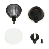 Max RC Car Round LED Light & Cover for 1:10 Axial SCX10 90046 D90 RC Car 4pcs