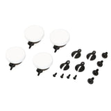 Max RC Car Round LED Light & Cover for 1:10 Axial SCX10 90046 D90 RC Car 4pcs