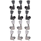 Max Guitar String Locking Tuning Pegs Machine Head Tuners 3L3R Replacement Black