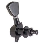 Max Guitar String Locking Tuning Pegs Machine Head Tuners 3L3R Replacement Black