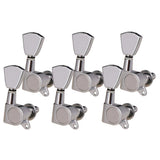 Max Acoustic Electric Guitar Tuning Pegs Machine Head Tuners Replacement silver