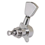 Max Guitar String Locking Tuning Pegs Machine Head Tuner 3L3R Replacement Silver