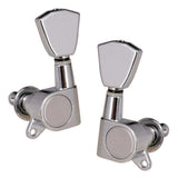 Max Guitar String Locking Tuning Pegs Machine Head Tuner 3L3R Replacement Silver
