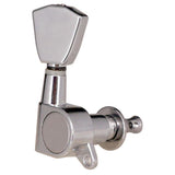 Max Guitar String Locking Tuning Pegs Machine Head Tuner 3L3R Replacement Silver