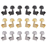 Max Guitar Sealed Tuning Pegs Semicircle Machine Head Tuners Replacement Golden