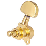 Max Guitar Sealed Tuning Pegs Semicircle Machine Head Tuners Replacement Golden