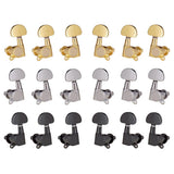 Max Guitar Sealed Tuning Pegs Semicircle Machine Head Tuners Replacement Golden