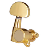 Max Guitar Sealed Tuning Pegs Semicircle Machine Head Tuners Replacement Golden