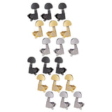 Max Guitar Sealed Tuning Pegs Semicircle Machine Head Tuners Replacement Golden