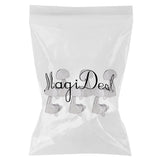 Max Guitar Sealed Tuning Pegs Semicircle Machine Head Tuners Replacement Silver