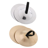 Maxbell One Pair Brass Finger Cymbals Belly Dance Costumes Accessories Diameter 5cm